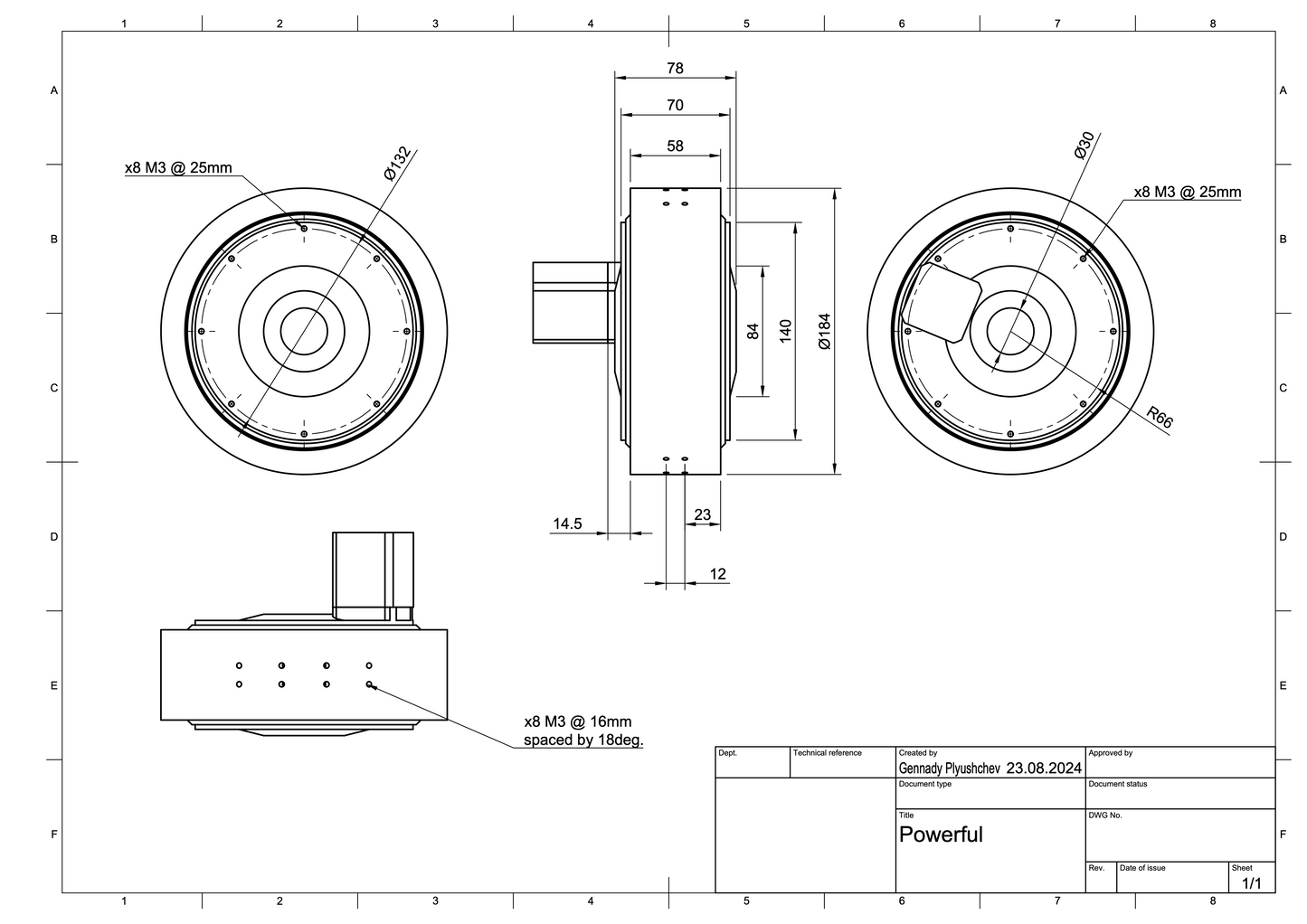 Callisto Actuator CAD Files for 3D printing (Powerful)