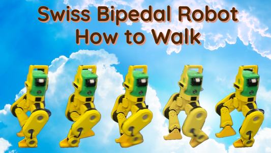 Our Bipedal Robot is finally Walking